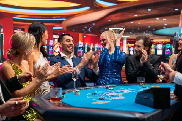 Casino slot machines floor